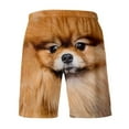 thumbnail image 1 of Toimothcn Mens Shorts Funny Dog Printed Shorts Stretchy Waist Drawstring Soft Breathable Homewear Shorts Comfy Summer Clothes, 1 of 7