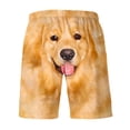 thumbnail image 1 of Toimothcn Mens Shorts Funny Dog Printed Shorts Stretchy Waist Drawstring Soft Breathable Homewear Shorts Comfy Summer Clothes, 1 of 7
