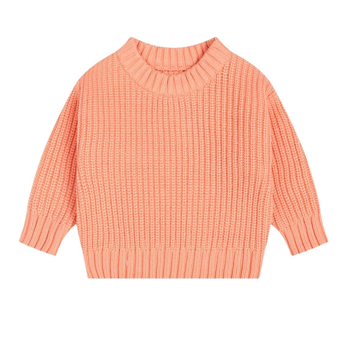 Coral Sleeveless Sweater for Baby Girl
