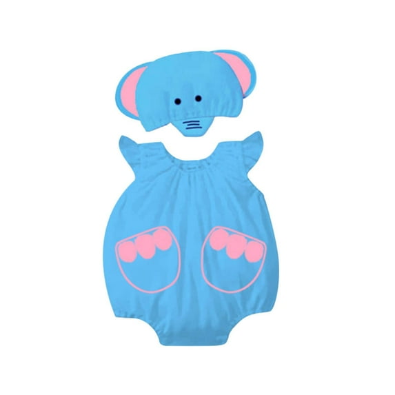 Toimothcn Toddler Boys Romper Long Sleeve Cute Cartoon Animal Shaped Oversized Romper With Hat Warm Soft Loose Jumpsuit Comfy Newbron Clothing