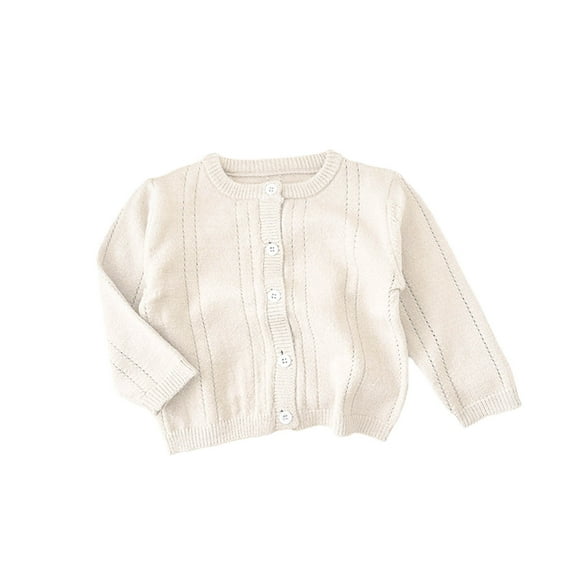 Toimothcn Toddler Girls Sweater Long Sleeve Crew Neck Simple Solid Color Knit Sweaters Warm Soft Loose Fit Pullover Knitted Sweater Lovely Kids Knit Clothes