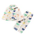 thumbnail image 1 of Toimothcn Toddler Kids Clothes Sets Long Sleeve Cute Cartoon Cow Printed Flannel Shirt Tops Stretchy Pants 2Pcs Pajamas Sets Warm Loose Fit Sleepwear Outfits Lovely Kids Sleeping Wear, 1 of 6