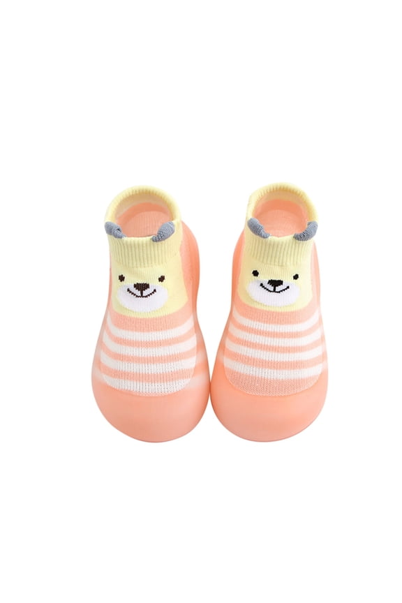 Toddler Kids Shoes Spring Summer Cute Duck Rubber Sole Floor Non Slip Socks Shoes Breathable Soft Non-Slip Sneakers Comfy Baby'S First Walking Shoes