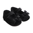 thumbnail image 1 of Toimothcn Toddler Walking Sock Shoes Solid Colour Bowknot Princress Shoes Sole Floor Non Slip First Walkers Prewalker Shoes Breathable Lightweight Barefoot Shoes Suitable For Dailywear, 1 of 9