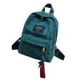 thumbnail image 1 of Toimothcn Woman Mini Simple Corduroy Backpacks Campus Style Simple Solid Color Leisure Schoolbags, 1 of 9