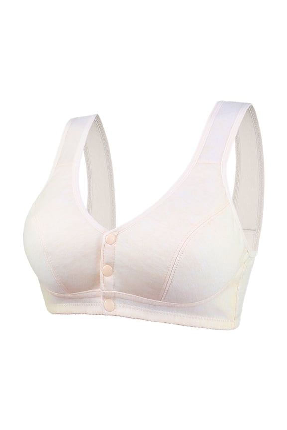 Women's Brassiere Comfortable Sexy Transparent Shoulder Strap Bra Wireless Backless Spongeless With Convertible Shoulder Straps Brassiere Suitable For Dailywear
