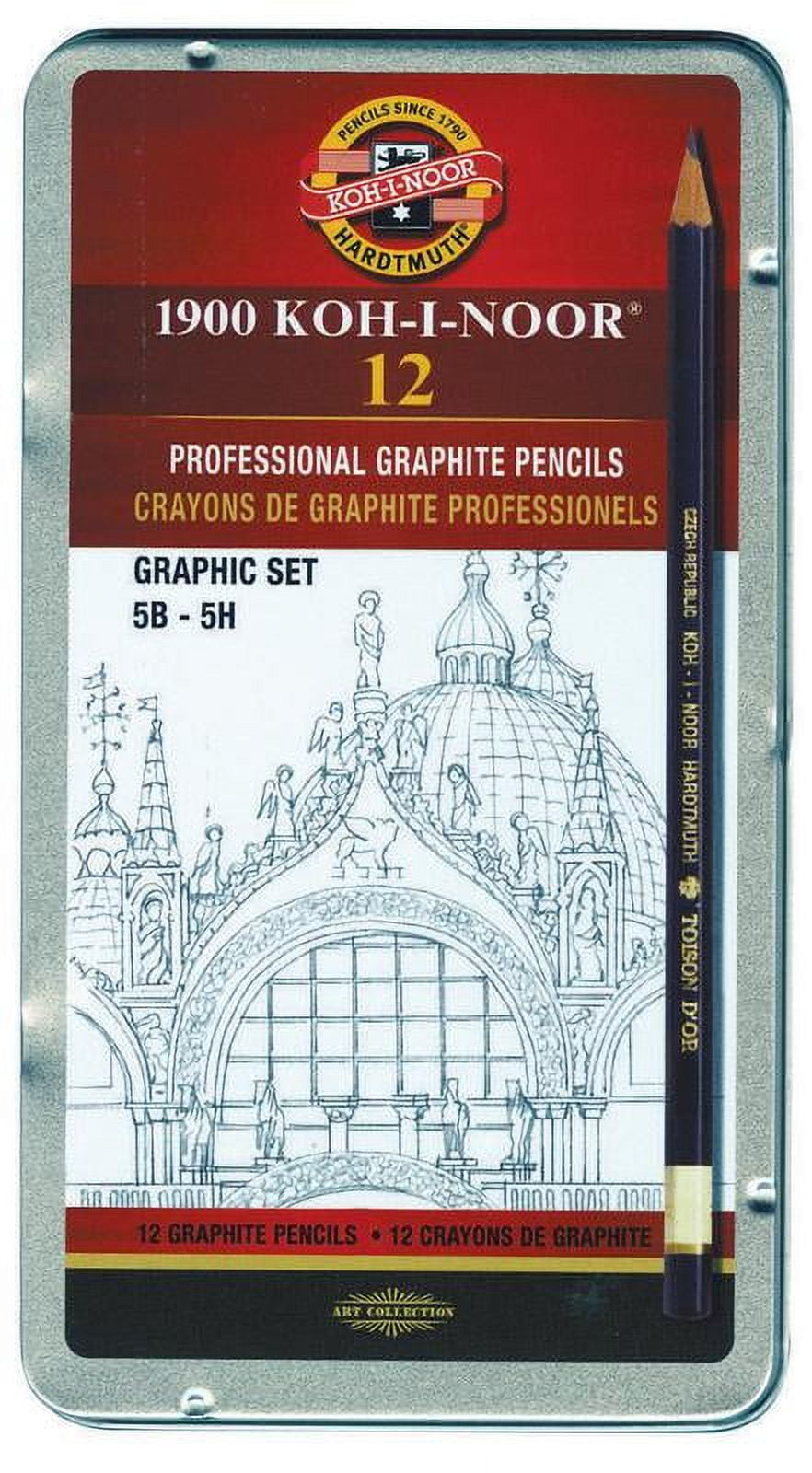 Toison D'or Graphite Pencil 12 Piece Set, Graphics Selection
