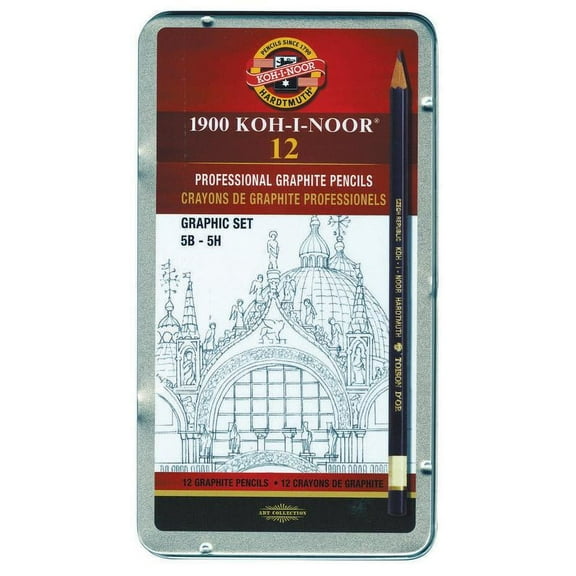 Toison D'or Graphite Pencil 12 Piece Set, Graphics Selection