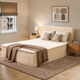 thumbnail image 1 of Toject Full Size Bed with Memory Foam Mattress, Soft Bed with Matching Headboard, Medium Firm Mattress in a Box, No Assembly Required and No Bed Frame Needed, Bedrooms, Apartment, Beige, 1 of 14