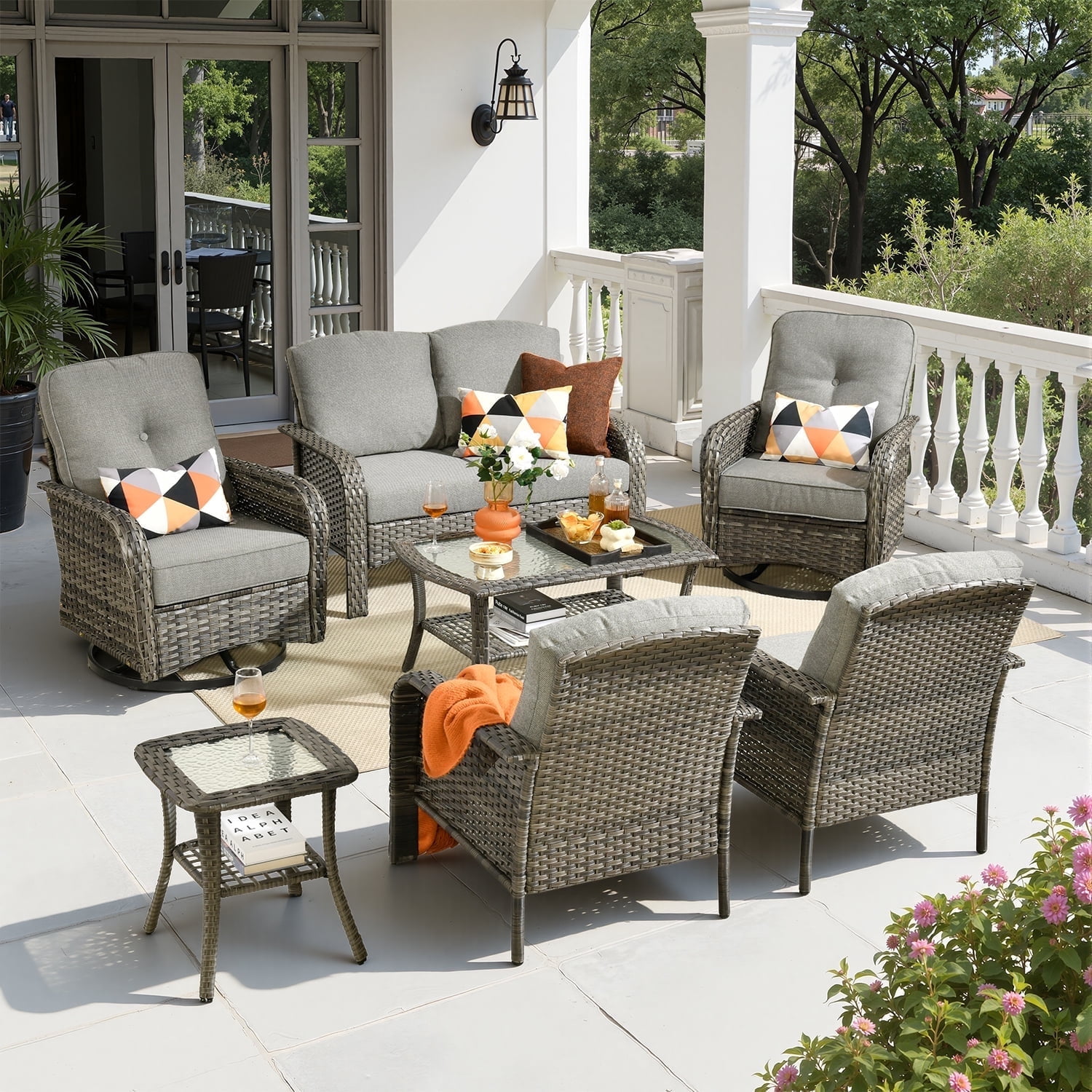 Toject Patio Furniture Set 7 Pieces Outdoor Furniture Wicker Patio toject-patio-furniture-set-7-pieces-outdoor-furniture-wicker-patio