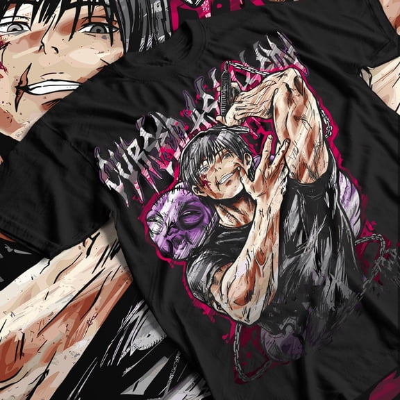 Toji Fushiguro "The Sorcerer Killer" Streetwear Tee - Heavenly Restriction Zen'in Outcast, Hidden Inventory Playful Cloud, 100% Cotton Unisex Anime T-Shirt