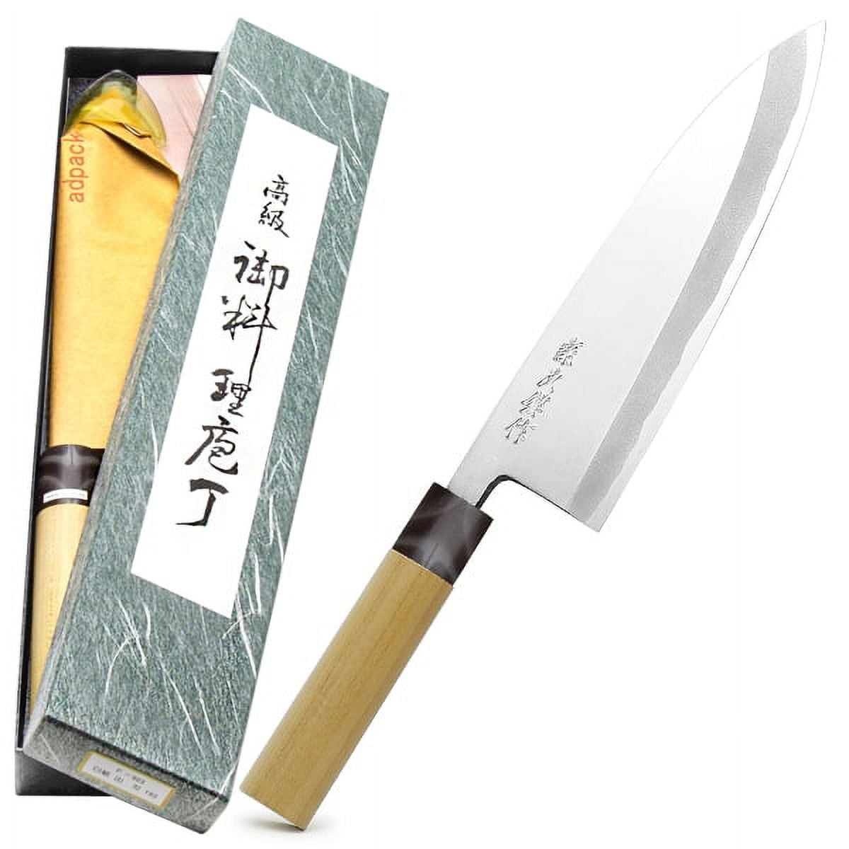 Tojiro Deba Cooking Knife Shirogami Steel with Oak Wood Handle 16 inch Length (Blade: 8.3 inch) F904