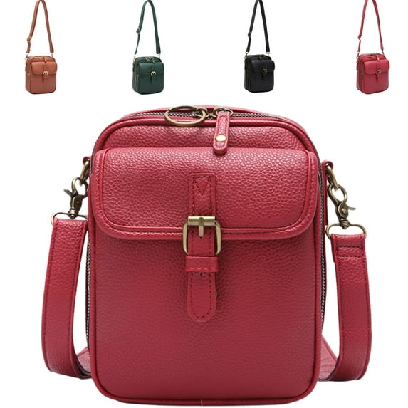 Tojoyride Crossbody Bag, Urvashi Crossbody Bag, Messenger Bag for Women, Vintage Leather Cross Body Shoulder Bag