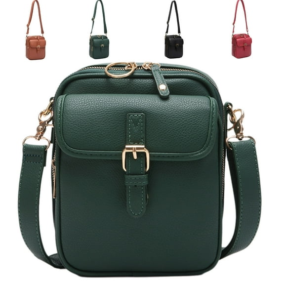 Tojoyride Crossbody Bag, Urvashi Crossbody Bag, Messenger Bag for Women, Vintage Leather Cross Body Shoulder Bag