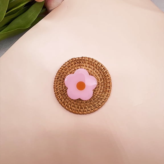 Tok Flower Mini Foldable Mobile Phone Holder Finger Ring Replicator for Women and Girls Cell Phone Stand