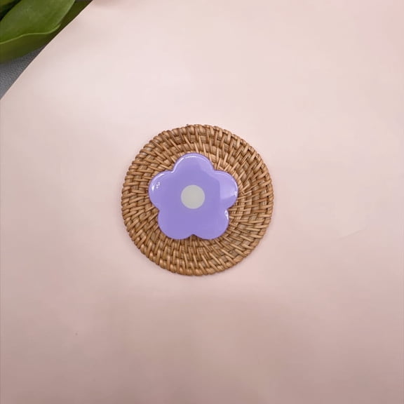 Tok Flower Mini Foldable Mobile Phone Holder Finger Ring Replicator for Women and Girls Cell Phone Stand