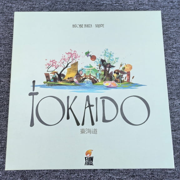 Tokaido Japanese Travel Light Strategy Board Game, 2-5 Players Oriental Scenery Collecting Tabletop Game for All Ages