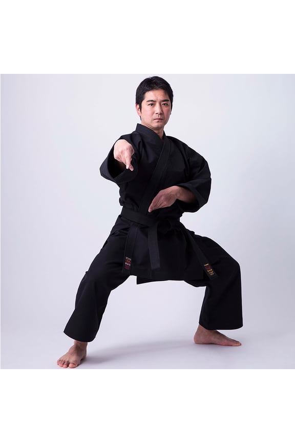 Karate Kata Uniform (Black) - KONGO SAB (#3.5 up to 5'1")