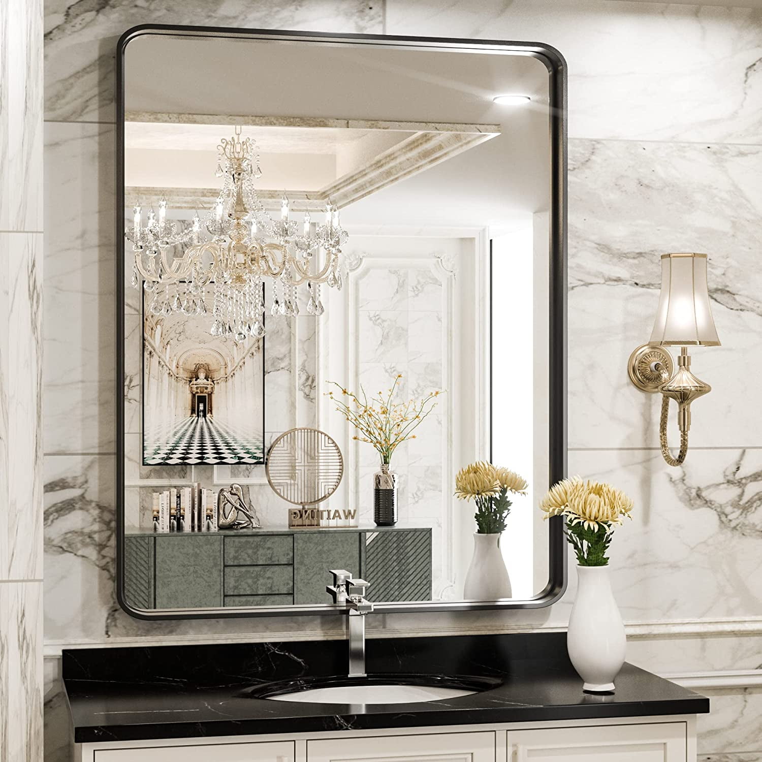 「ｙｕｍｉ」Mirror 55×200cm Amazon.com: TokeShimi 55 x 36 Inch Brushed Silver Mirror