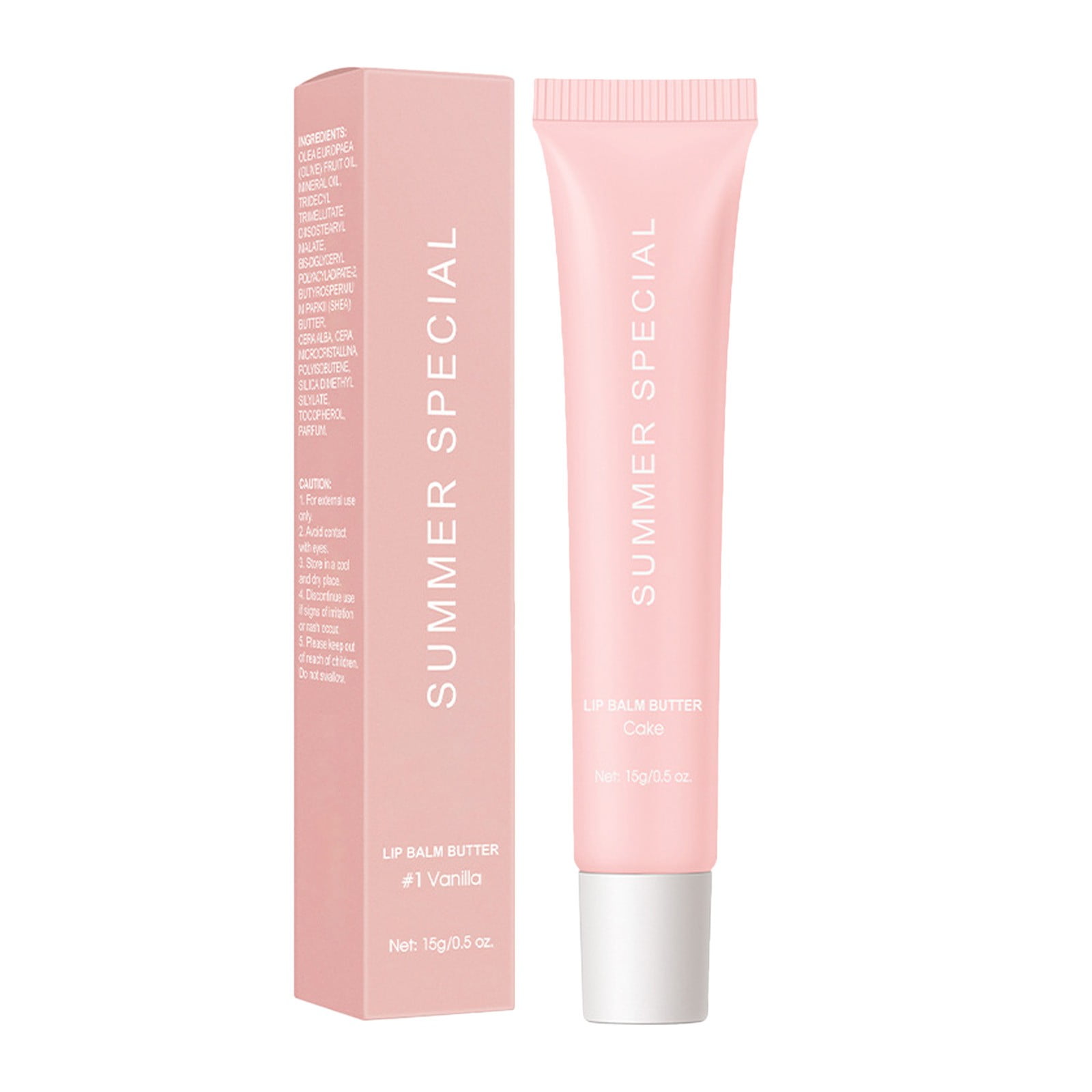 Summer Special Lip Butter Balm – Ultra-Hydrating & Nourishing With Shea Butter & Olive Oil, Soothing Dry Lips – #5 Pink Guava, 1 Tube 2 thumbnail image