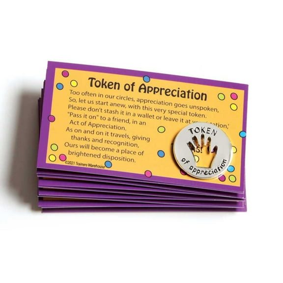 Tokens of Appreciation and Cards Combo (set of 10 each)