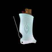 Toker Poker - BIC Lighter Case Multi Tool, Glow in the Dark Pink, All Inclusive Tool for Camping