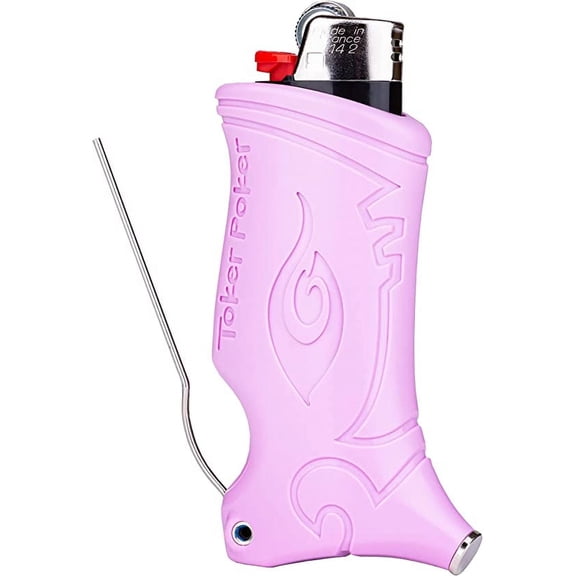 Toker Poker - Bic Lighter Sleeve Multi Tool 2.0 - Purple, All Inclusive Tool for Camping and Other