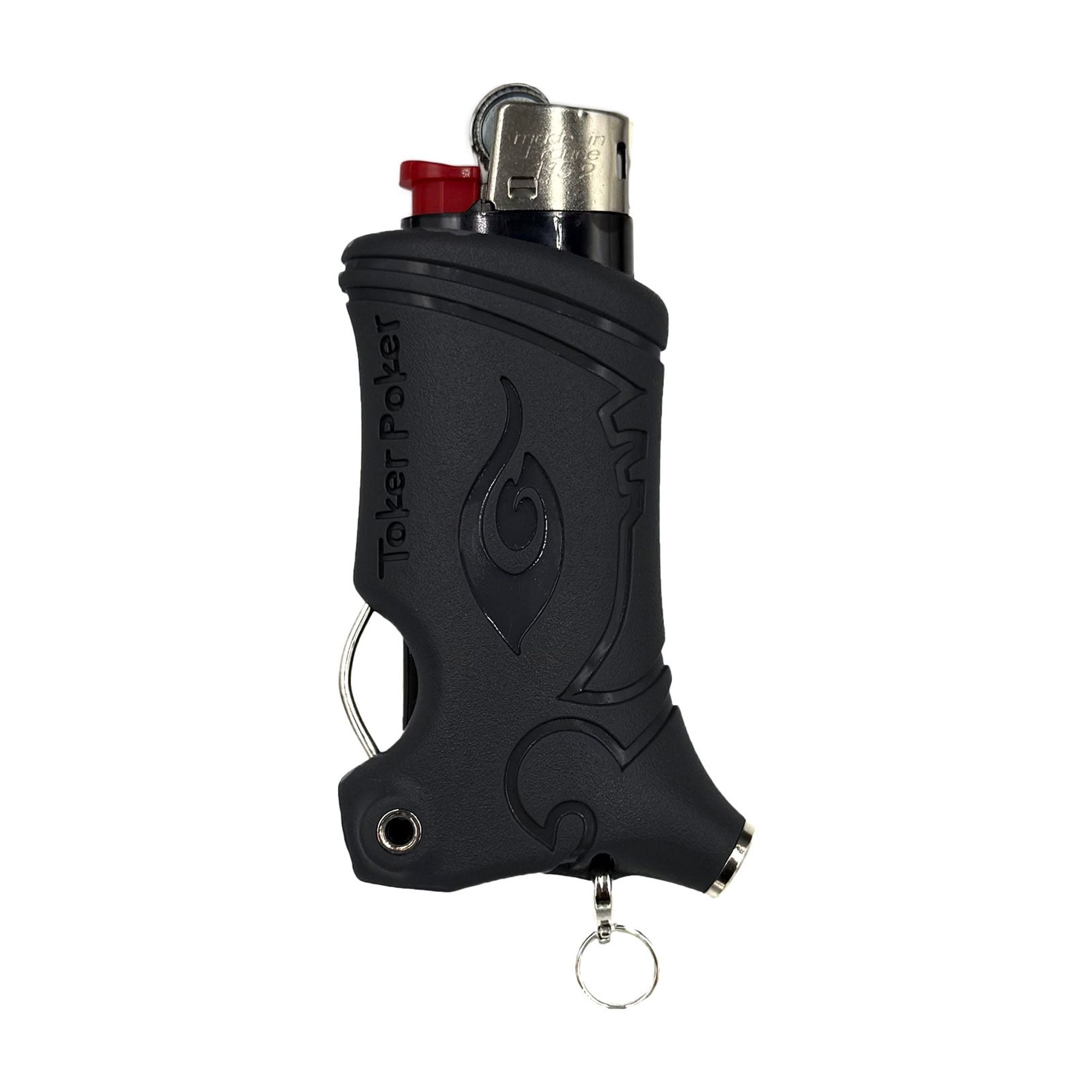 Toker Poker Mini-Bic, Schlüsselanhänger, Feuerzeugkoffer, Multifunktionswerkzeug für Camping und andere (grau Toker Poker Mini-Bic, Schlüsselanhänger, Feuerzeugkoffer, Multifunktionswerkzeug für Camping und andere (grau
