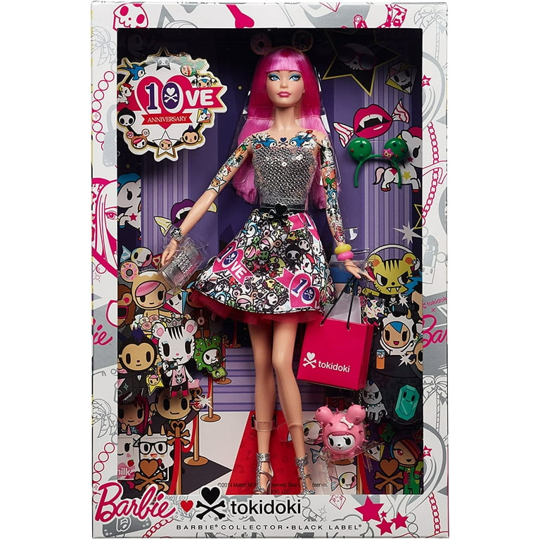 Barbie - Barbie tokidoki コラボBLACK LABEL Tokidoki Barbie Black Label 2015 - Walmart.com