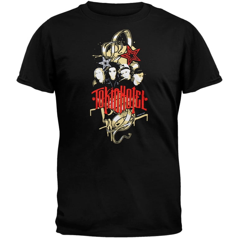 Tokio Hotel Men's Rock Art Short Sleeve T Shirt - Walmart.com