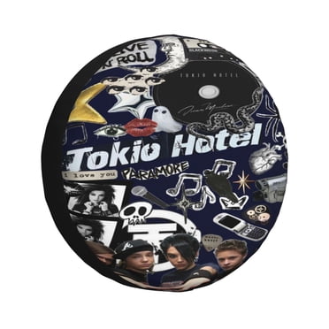 Adventure Awaits Spare Tire Cover For RV, Trailer, Truck – Universal 16 Inch | Waterproof Polyester, Adjustable Drawstring