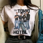 Tokio Hotel top women anime harajuku funny t shirt female anime y2k designer clothing