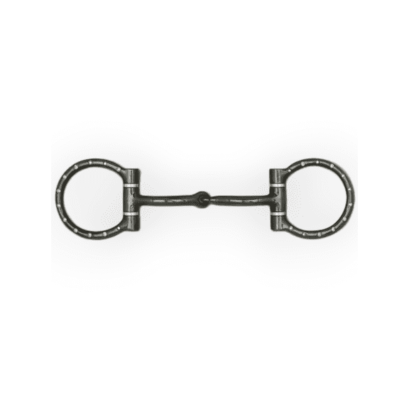 Toklat Black Satin Snaffle with Copper Inlay Bit, 5'' Mouth