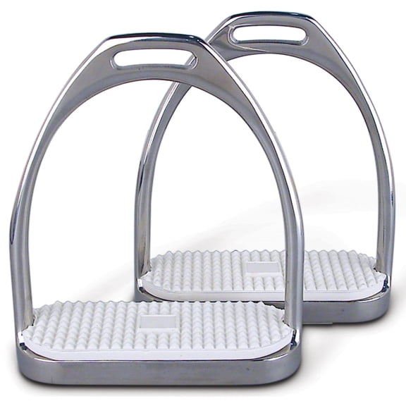 Toklat English Fillis Stirrup Irons - High-Quality Stainless Steel - Multiple Sizes 5