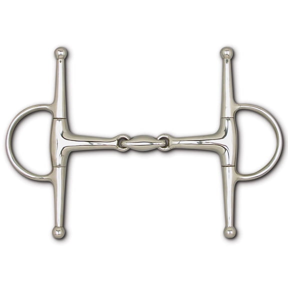 Toklat English Full Cheek Snaffle Bit with Lozenge - 5 1/2" Mouth, 16mm Thickness, 6 1/2" Cheeks