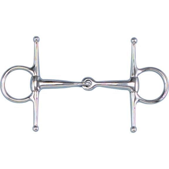 Toklat English Pony Full Cheek Snaffle Bit for Training and Performance - 4 3/4" Mouth 4