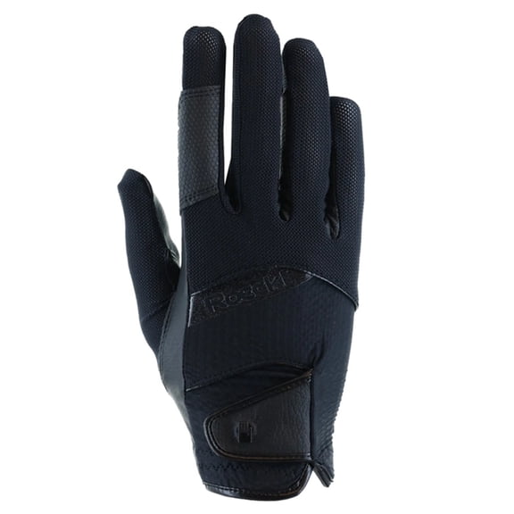 Toklat Millero Unisex Equestrian Performance Riding Gloves for Schooling and Show - Multiple Sizes Black / 8