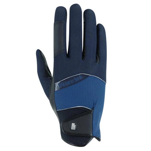 Toklat Millero Unisex Equestrian Performance Riding Gloves for Schooling and Show - Multiple Sizes Navy Night / 8
