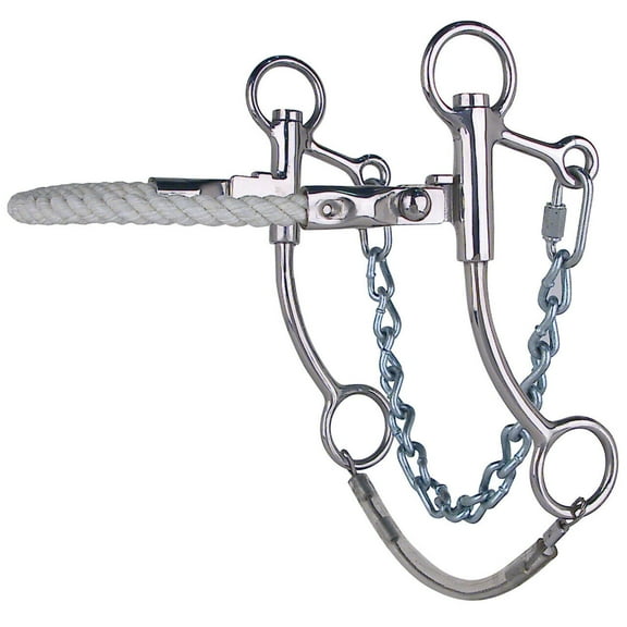 Toklat Stainless Steel Hackamore 6 1/4