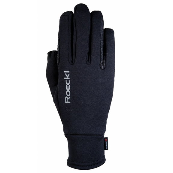 Toklat Weldon Unisex Performance Equestrian Riding Gloves for Schooling & Show - Multiple Sizes Black / 10.5