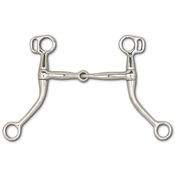 Toklat Wes 6" Shank Swept Back Western Bit with Curb Ring - Multiple Sizes 4 3/4