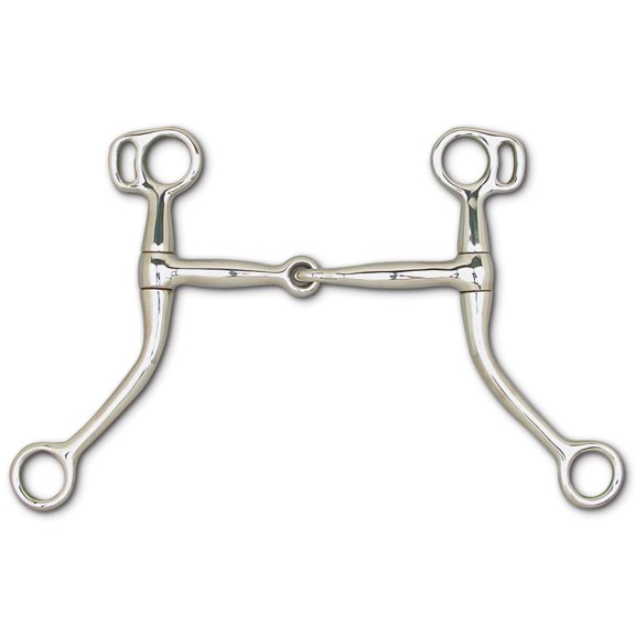 Toklat Wes 6" Shank Swept Back Western Bit with Curb Ring - Multiple Sizes 5