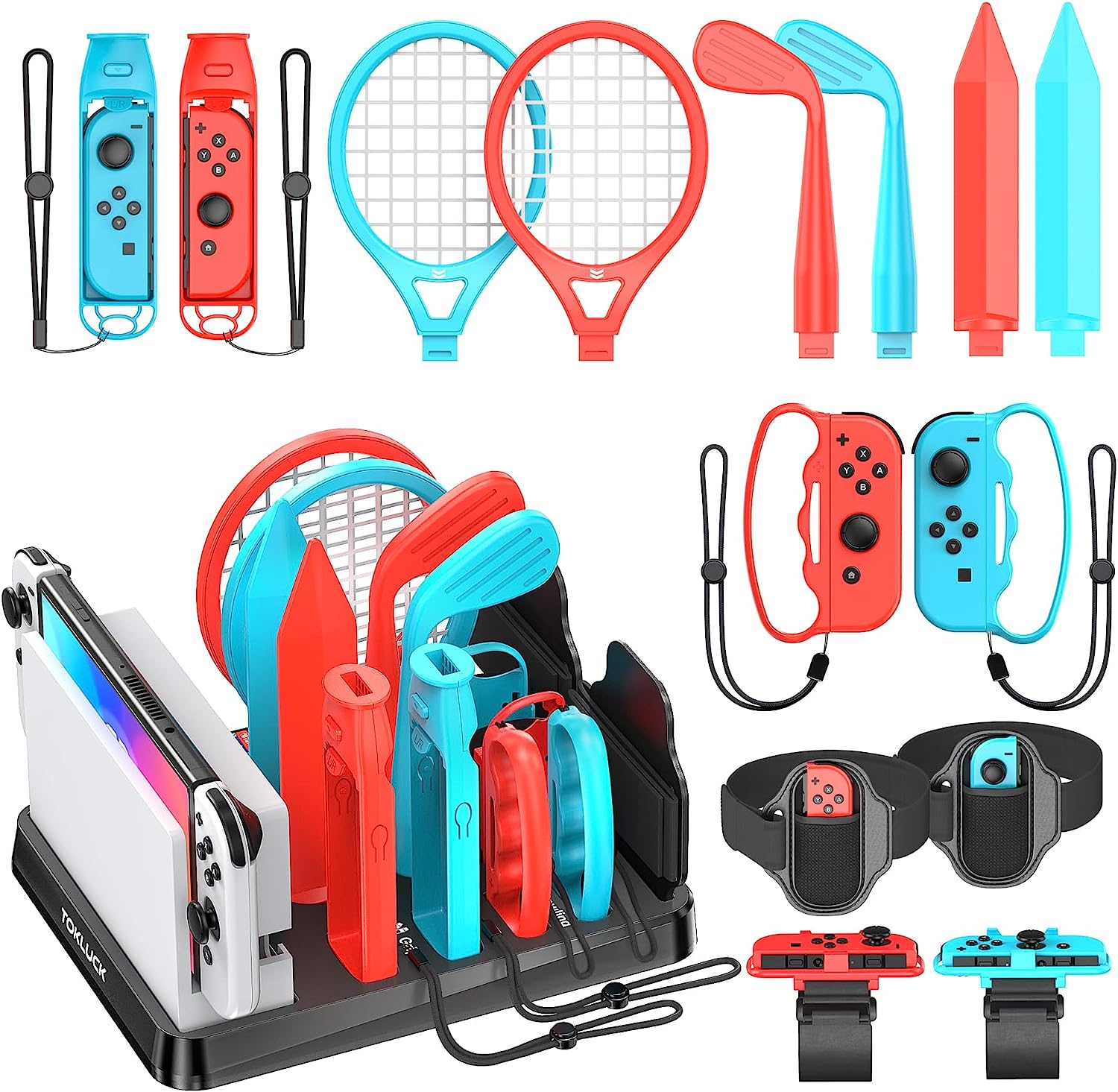 Numberone Switch Sports Accessories Bundle for Nintendo Switch