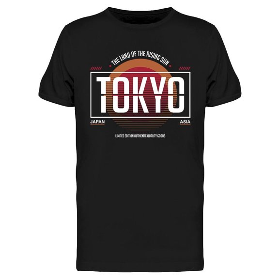 Tokyo Asia T-Shirt Men -Image by Shutterstock, Male Large