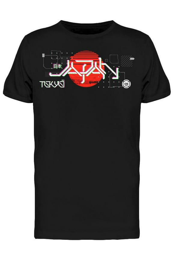 Tokyo Cyberpunk T-Shirt Men -Image by Shutterstock, Male Small