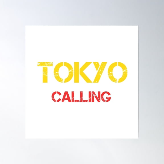 Tokyo Design Poster Wall Art, Modern Wall Decor, 24x24 UNFRAMED