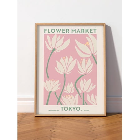 Tokyo Flower Market Floral 6 Poster
