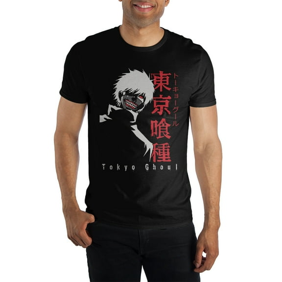 Tokyo Ghoul Character Men's Black T-Shirt-M