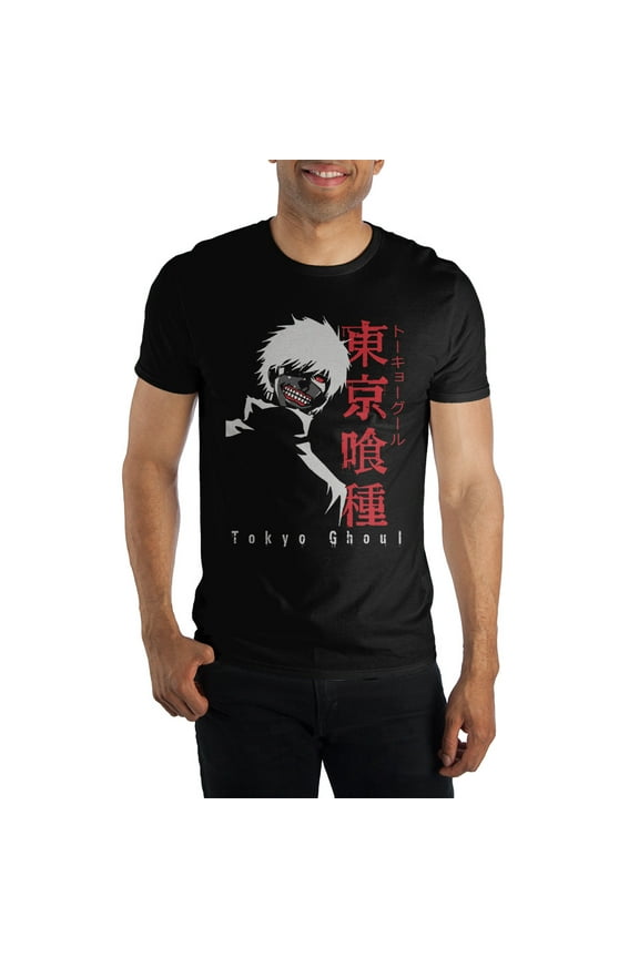 Tokyo Ghoul Character Men's Black T-Shirt-M