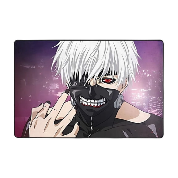 Tokyo Ghoul Ken Kaneki Rugs Washable Cover Floor Rug Carpets Bathroom Decorations For Kitchen Bedroom Indoor 36"X24"